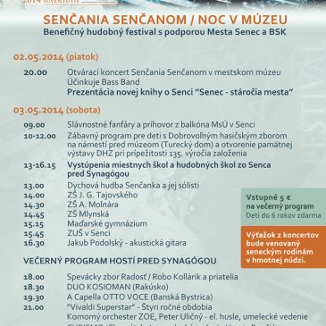 Program Senčania Senčanom / Noc v Múzeu