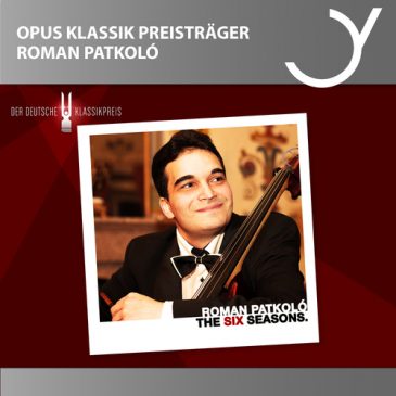 ROMAN PATKOLO has been selected “Instrumentalist of the Year 2018” by OPUS KLASSIK