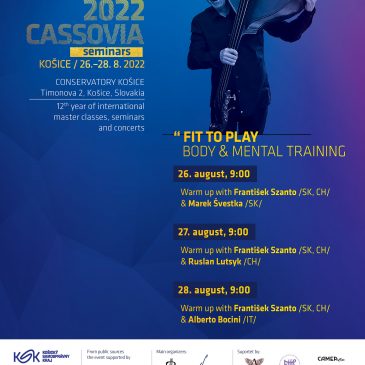 „Fit to play“ and warm up with František Szanto
