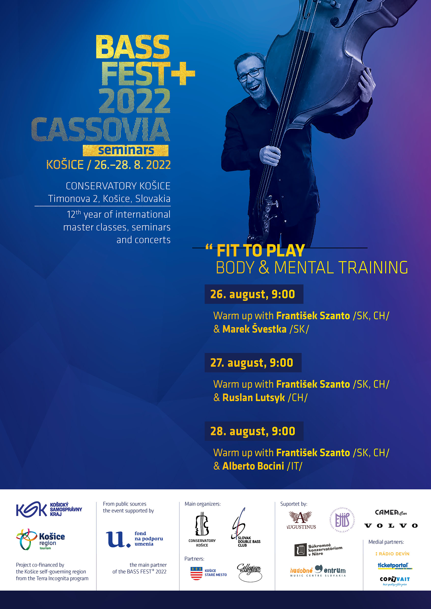 „Fit to play“ and warm up with František Szanto